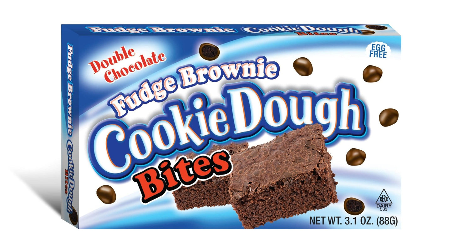 (S2 - 08) US - Theater Box Cookie Dough Bites Fudge Brownie 3.1 oz (88g) x 1 Unit - SugarMarket.ca