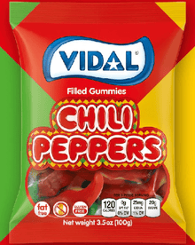 (S3 - 02) Spain - Peg Bag - Vidal Spicy Chili Peppers 3.5oz (100g) x 1 unit - SugarMarket.ca