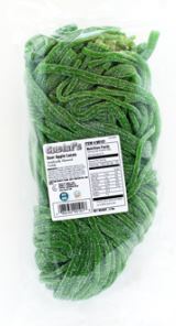 (S3 - 03) Bulk - Gustaf Sour Apple Laces x 2 lbs - SugarMarket.ca