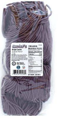(S3 - 03) Turkey - Bulk - Laces Gustaf Grape 2 LB (0.9Kg) x 1 Unit - SugarMarket.ca
