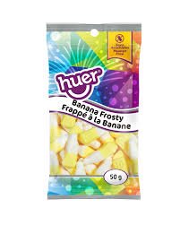 (S3 - 04) Box - Huer - PEG 50g Bag - Banana Frosty x 12 units - SugarMarket.ca