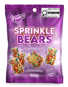 (S3 - 04) Box - Huer - Peg Bag - Sprinkle Bears 120g x 15 units - SugarMarket.ca