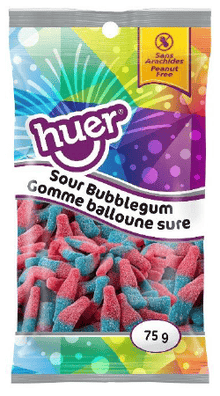 (S3 - 04) Huer - PEG 75g Bag - Bottles Bubblegum - Sour x 1 units - SugarMarket.ca