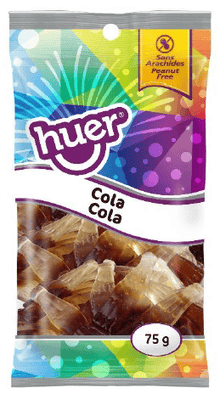 (S3 - 04) Huer - PEG 75g Bag - Bottles Cola - Not Sour x 1 units - SugarMarket.ca