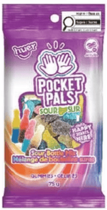 (S3 - 04) Huer - PEG 75g Bag - Sour Bottle Mix x 1 units - SugarMarket.ca