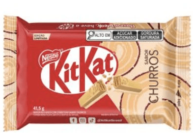 (S4 - 01) Box - Brazil - Kit Kat - Churros 41.5g x 24 Units - SugarMarket.ca