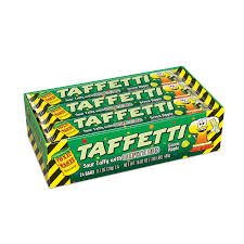 (S4 - 01) Box - Toxic Waste Taffetti - Green Apple 20g x 24 Units - SugarMarket.ca