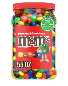 (S4 - 01) Box - TUB - M&M - Peanut Butter 55oz (1559.3g) x 1 Unit - SugarMarket.ca