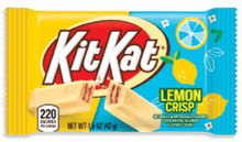 (S4 - 02) Box - US - EASTER - Kit Kat - Lemon Flavoured White Crème Std size 1.5oz(42g) x 24 units - SugarMarket.ca