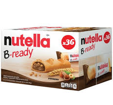 (S4 - 03) Box - Ferrero Nutella B - Ready Crispy Wafers 0.77oz (22g) x 36 Units - SugarMarket.ca