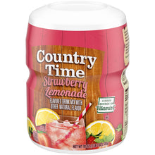 (S5 - 01) Box - Kraft Country Time Drink Mix - Strawberry Lemonade 18oz (1.125lbs) x 1 Tub - SugarMarket.ca