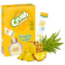 (S5 - 01) Box - US - Drink Mix - CASE - On the Go - PINEAPPLE Crush Sugar Free (6 pockets) x 12 Boxes - SugarMarket.ca
