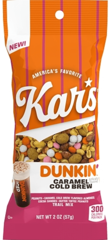 (S5 - 01) Box - US - Kars Nuts - Dunkin Caramel Cold Brew 2oz (57g) x 12 Units - SugarMarket.ca