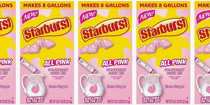 (S5 - 01) US - Drink Mix - Singles to Go - Starburst - All Pink (6 Pack) x 1 units - SugarMarket.ca
