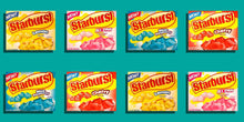 (S5 - 01) US - Drink Mix - Singles to Go - Starburst - Fruit Punch (6 Pack) x 1 unit - SugarMarket.ca