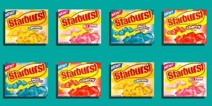 (S5 - 01) US - Drink Mix - Singles to Go - Starburst - Lemon (6 Pack) x 1 unit - SugarMarket.ca