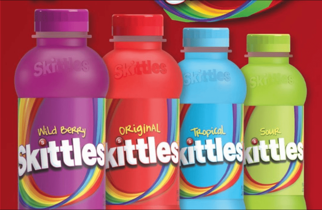 (S5 - 02) Box - US - BEVERAGE - Skittles - Wild Berry 14 OZ (414ML) x 12 UNITS (Buyer is responsible if drinks may leak during shipping and weather) - SugarMarket.ca