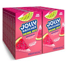 (S5 - 06) Box - US - Drink Mix - Jolly Rancher - Watermelon (6 Pack) x 12 units - SugarMarket.ca