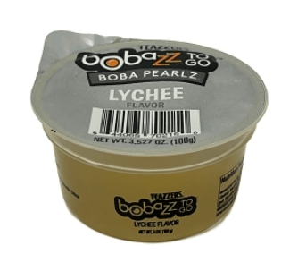 (S5 - 07) Box - US - Bobazz To Go - Popping Boba - Lychee 3.52 oz (100g) x 32 units - SugarMarket.ca