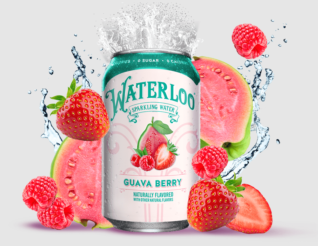 (S5 - 09) Us - Beverage - Waterloo - Sparkling Water - Guava Berry 12 oz (355g) x 1 Can - SugarMarket.ca