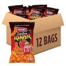 (S6 - 02) Box - US - CASE - Chips - Herr's Carolina Reaper Flavored - Extra Hot 6oz (170g) x 12 Bags (chips bags may be deflated during shipping) - SugarMarket.ca