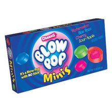 (S6-02)  US - Theater Box - Charms Fluffy Stuff Blow Pop Minis 3.5oz (99g) x 1 Unit - SugarMarket.ca