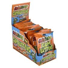 (S6 - 03) Box - CHINA - Alberts Howlers Sour Gum Buttons 1.66oz(47g) x 12 Units - SugarMarket.ca