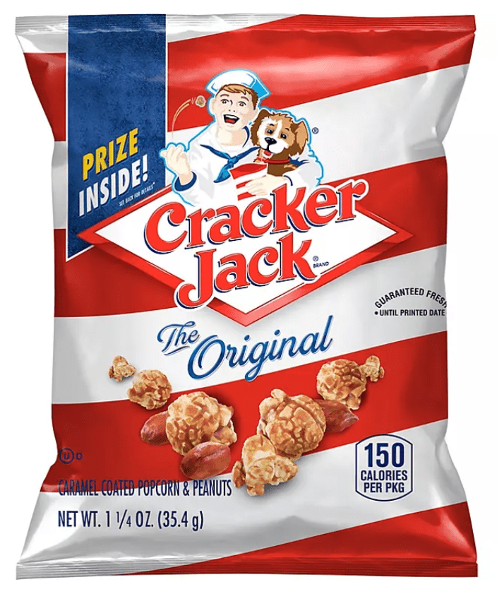 (S6 - 03) Box - Cracker Jacks Bag 1.25oz (35.4g) x 30 units - SugarMarket.ca