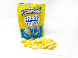 (S6 - 03) Box - Lemonhead Freeze Dried Candy Sub Bag - 4oz (113g) x 8 Units - SugarMarket.ca