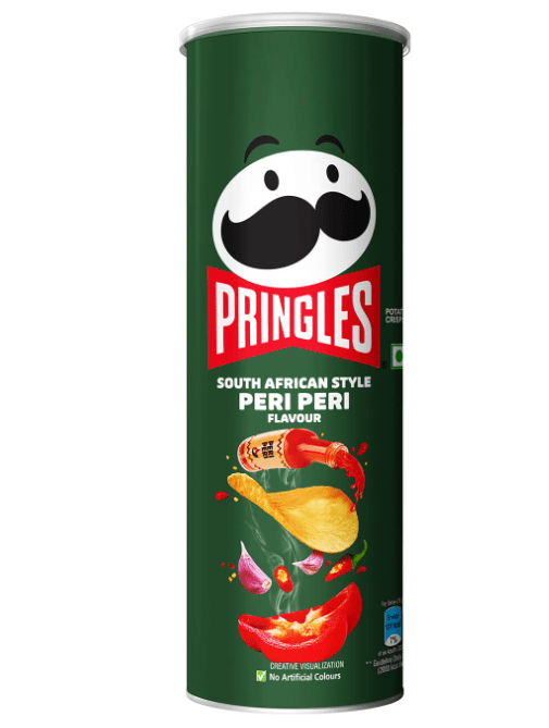 (S6 - 03) Box - Malaysia - CHIPS - PRINGLES - SOUTH AFRICAN STYLE PERI PERI 102G X 16 UNITS (Best Before July 2025) - SugarMarket.ca