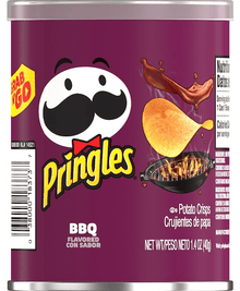 (S6 - 03) Box - US - Chips - Pringles - BBQ Potato Crisp 1.4oz (40g) x 12 units - SugarMarket.ca