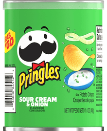(S6 - 03) Box - US - Chips - Pringles - Sour Cream & Onion Potato Crisp 1.4oz (40g) x 12 units - SugarMarket.ca