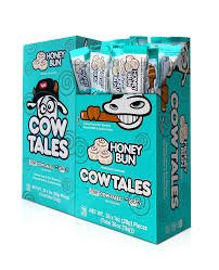 (S6 - 03) Box - US - Cow Tales Tumbler - Honey Bun 1oz (28g) x 100 Units - SugarMarket.ca