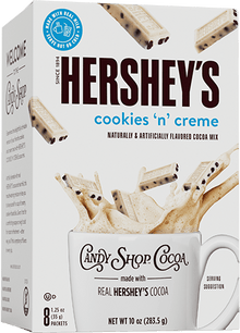 (S6 - 03) US - Candy Shop Cocoa - Hershey Cookies n Cream Cocoa Mix 8 Pack 10oz (283.5g) x 1 Unit - SugarMarket.ca