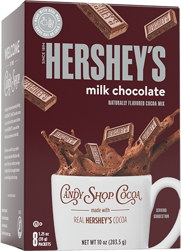 (S6 - 03) US - Candy Shop Cocoa - Hershey Milk Chocolate Cocoa Mix 8 Pack 10oz (283.5g) x 1 Unit (Best Before November 22,2025) - SugarMarket.ca
