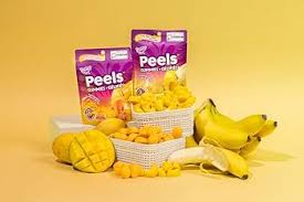 (S6 - 04) Box - Huer - Peels Banana PEG Bag 65g x 15 units - SugarMarket.ca