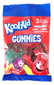 (S6 - 04) Kool - Aid - Gummies 4oz (114g) x 1 unit - SugarMarket.ca