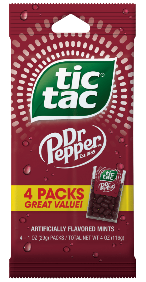 (S6 - 05) Box - Tic Tac - Dr Pepper (4 Pack) 4oz (116g) x 12 Units - SugarMarket.ca