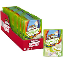 (S6 - 05) Box - UK - Skittles Squishy Cloudz - SOUR 94g x 18 units (Best Before April 14, 2026) - SugarMarket.ca