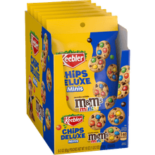 (S6 - 05) Box - US - Keebler Chips Deluxe M&M minis 3oz (85g) x 6 Units - SugarMarket.ca