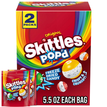 (S6 - 05) Box - US - Skittles - Popd - Freeze Dried Original 5.5oz (155g) x 2 units - SugarMarket.ca