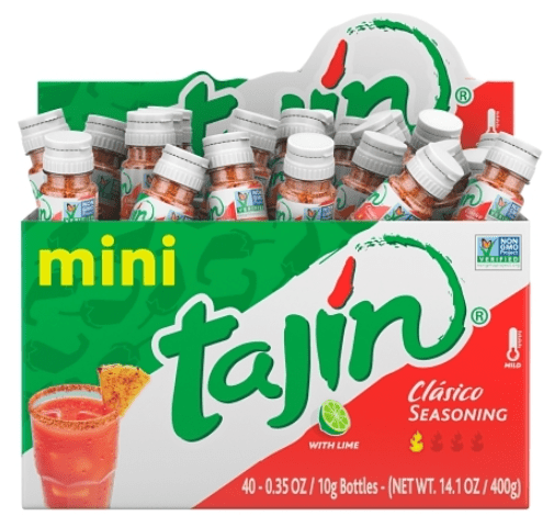 (S6 - 05) Box - US - Tajin - Mini Classic Fruit Seasoning 0.35 oz (10g) x 40 units (BEST BEFORE DECEMBER,2025) - SugarMarket.ca