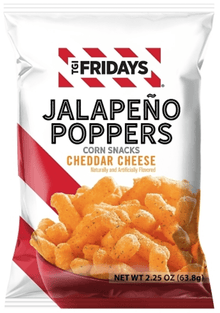 (S6 - 05) US - Chips - TGI Fridays Jalapeno Popper Sticks 2.25oz (63g) x 1 Units (chips bags may be deflated during shipping)(Best Before August 18,2025) - SugarMarket.ca
