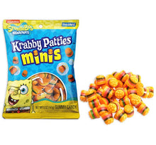 (S6 - 06) Box - Frankford Spongebob Krabby Patty Minis Peg Bag - 5oz X 12 Units - SugarMarket.ca