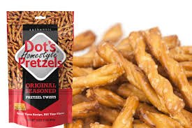 (S6 - 06) Box - US - Pretzels - Peg Bag - Dot's Pretzels - Original Seasoned Twists 2.5 oz (71g) x 12 units - SugarMarket.ca