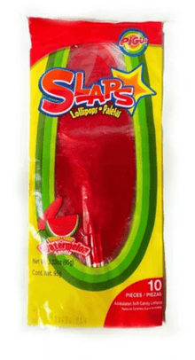 (S6 - 06) Slaps Candy - WATERMELON 10 - Pk 3.33OZ (95g) x 1 Unit - SugarMarket.ca