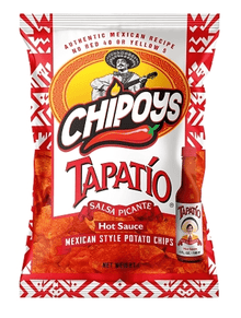 (S6 - 06)Box - Chips - Chipoys Tapatio Potato Chip 2.5oz (71g) x 10 Units - SugarMarket.ca