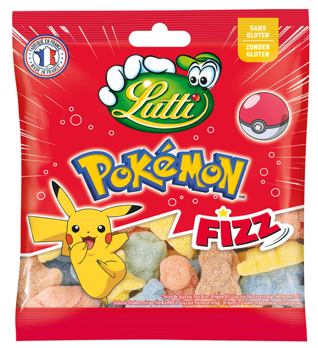 (S6 - 07) Box - UK - Lutti - Pokemon FIZZ 100g x 16 units - SugarMarket.ca