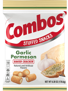 (S6 - 07) Box - Us - Combos - Garlic Parmesan Backed Cracker 6.30oz (178.6g) x 12 Units - SugarMarket.ca