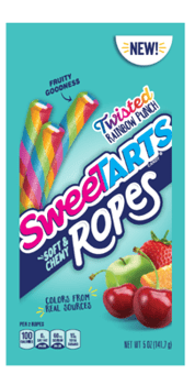 (S6 - 07) Box - US - Wonka Sweetart Ropes Twisted Rainbow Punch - 9oz (255g) x 12 units - SugarMarket.ca